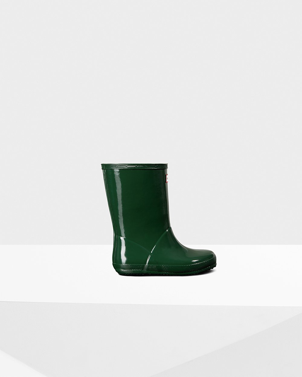 Galochas Hunter Criança Verdes - Original First Classic Gloss - 40PKMDXSB